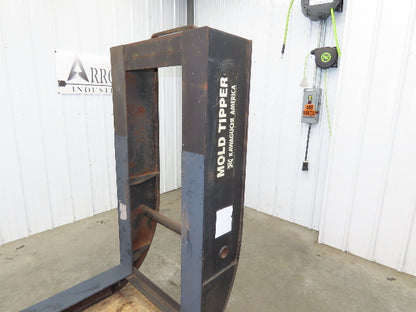 Kawaguchi KM 10000 Injection Mold Tipper Upender 10000lbs Rotator 31" W Coil Bin