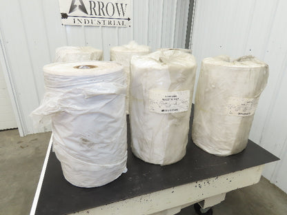 1.7 Mil White Tint Plastic Film Stretch Shrink Wrap 19-5/8"x 5000' Roll Lot of 6