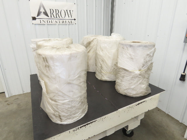 1.7 Mil White Tint Plastic Film Stretch Shrink Wrap 19-5/8"x 5000' Roll Lot of 6