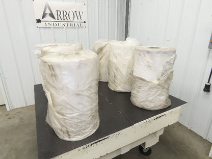 1.7 Mil White Tint Plastic Film Stretch Shrink Wrap 19-5/8"x 5000' Roll Lot of 6