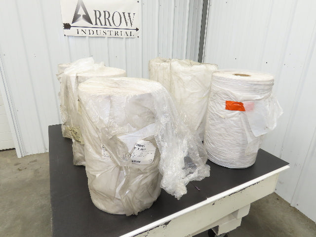 1.7 Mil White Tint Plastic Film Stretch Shrink Wrap 19-5/8"x 5000' Roll Lot of 6