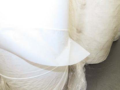 1.7 Mil White Tint Plastic Film Stretch Shrink Wrap 19-5/8"x 5000' Roll Lot of 6