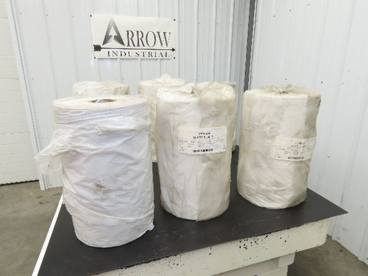 1.7 Mil White Tint Plastic Film Stretch Shrink Wrap 19-5/8"x 5000' Roll Lot of 6