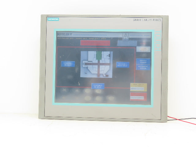 Siemens 6AV6 644-0AA01-2AX0 MP377 Simatic 12" HMI Touch Screen Control Panel