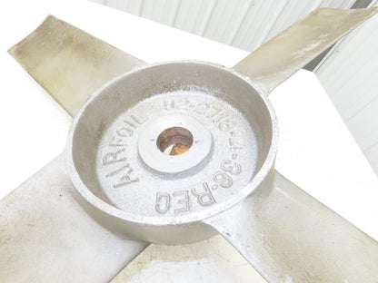 Airfoil U2-2718-4-36-REG 36" Aluminum Impeller 4-Blade Fan 1.5" Bore Propeller