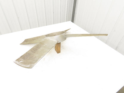 Airfoil U2-2718-4-36-REG 36" Aluminum Impeller 4-Blade Fan 1.5" Bore Propeller