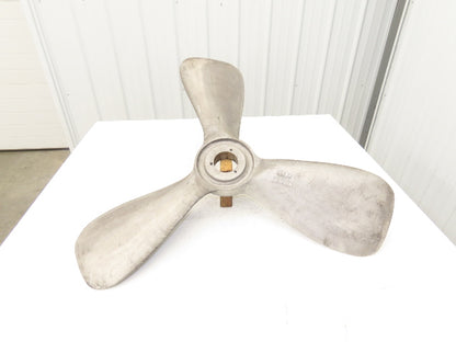 36" Aluminum Propeller 3-Blade Fan Impeller Bushing Bore