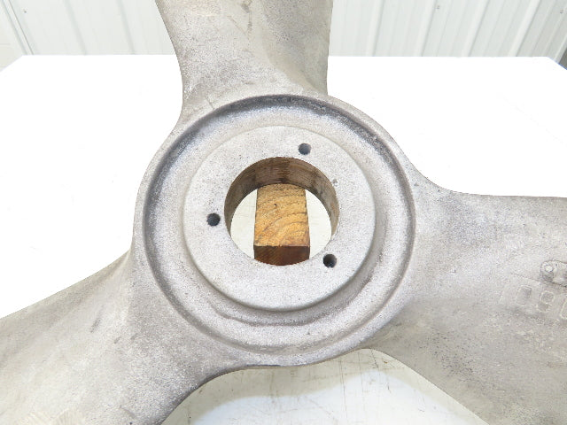 36" Aluminum Propeller 3-Blade Fan Impeller Bushing Bore