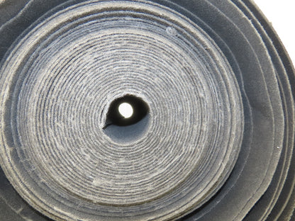 16.25"W x 130' Soft Top Fabric Conveyor Belt 1-Ply Gray Reversible 3/32"