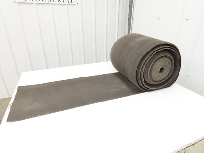 16.25"W x 130' Soft Top Fabric Conveyor Belt 1-Ply Gray Reversible 3/32"