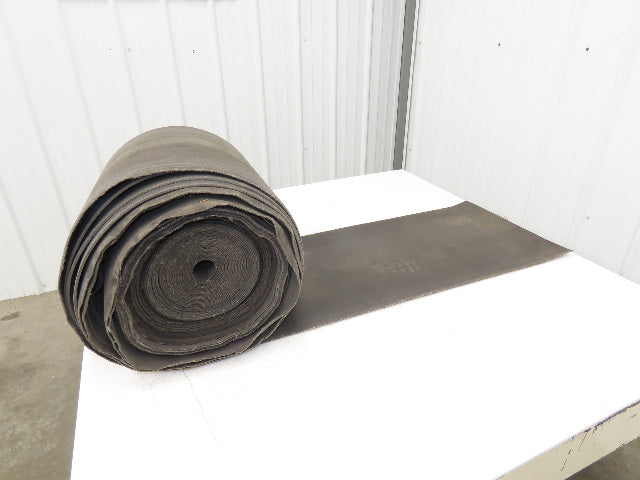 16.25"W x 130' Soft Top Fabric Conveyor Belt 1-Ply Gray Reversible 3/32"
