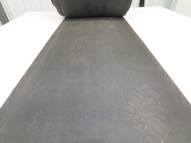16.25"W x 130' Soft Top Fabric Conveyor Belt 1-Ply Gray Reversible 3/32"