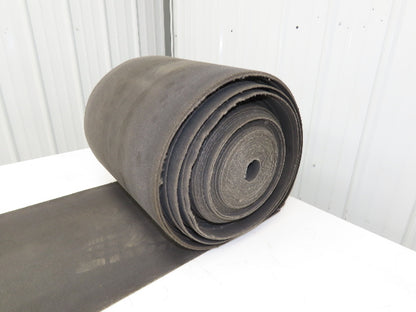 16.25"W x 130' Soft Top Fabric Conveyor Belt 1-Ply Gray Reversible 3/32"