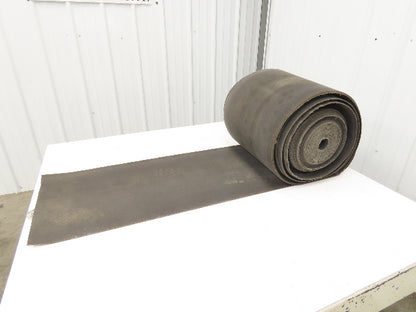 16.25"W x 130' Soft Top Fabric Conveyor Belt 1-Ply Gray Reversible 3/32"
