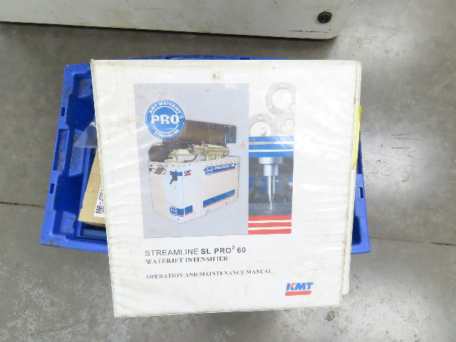 KMT 60 Streamline Pro2 Waterjet Cutting Intensifier Pump 60Hp 90000 PSI 480V 3PH