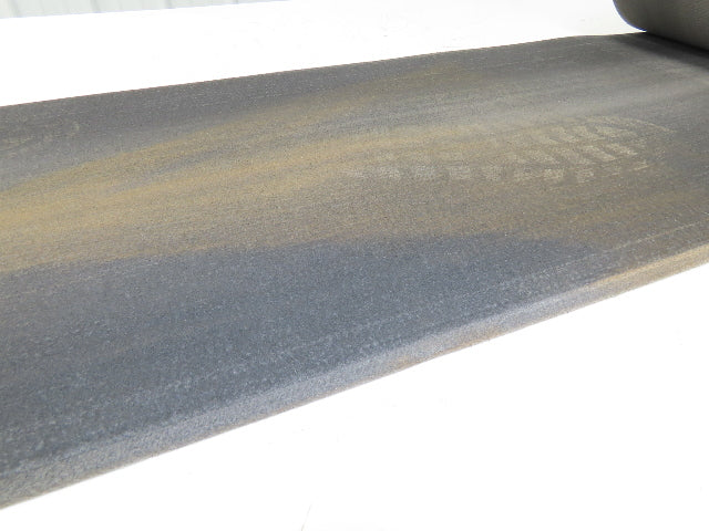 16"W x 55' Friction Top Fabric Conveyor Belt 1-Ply Gray Reversible 1/8"Thick