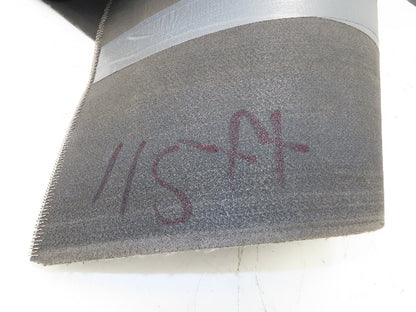 16"W x 115' Soft Top Fabric Conveyor Belt 1-Ply Gray Reversible 1/8"Thick