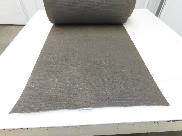 24"W x 150' Hard Friction Top Conveyor Belt 1-Ply Gray Reversible 3/32"Thick