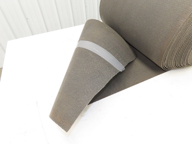 24"W x 150' Hard Friction Top Conveyor Belt 1-Ply Gray Reversible 3/32"Thick