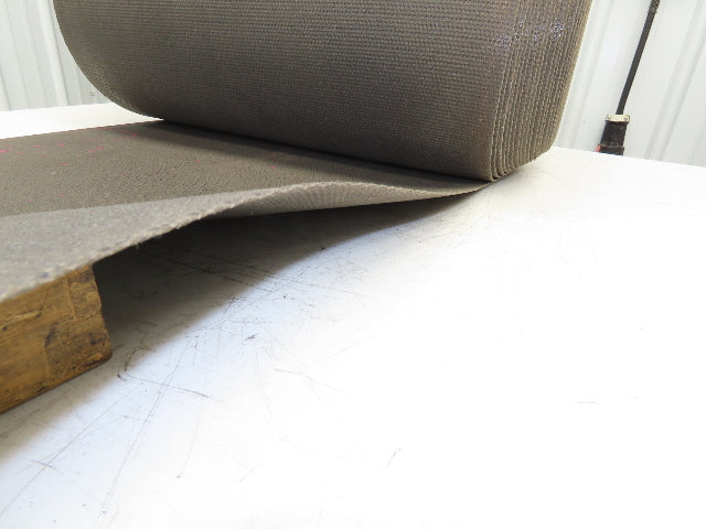 24"W x 150' Hard Friction Top Conveyor Belt 1-Ply Gray Reversible 3/32"Thick