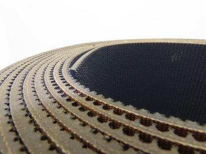 12"W x 25' Rough Grip Top Rubber Conveyor Belt 2-Ply Black 25' Length 7/32"Thick
