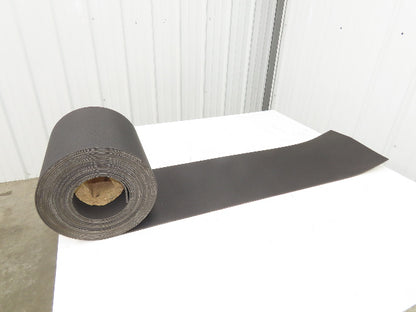 12"W x 43' Nylon Fabric Top Rubber Conveyor Belt 3-Ply Black 9/64"Thick
