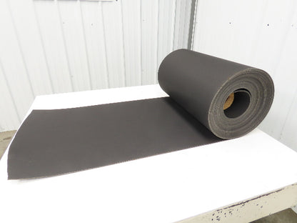 24"W x 57' Nylon Fabric Top Rubber Conveyor Belt 3-Ply Black 9/64"Thick