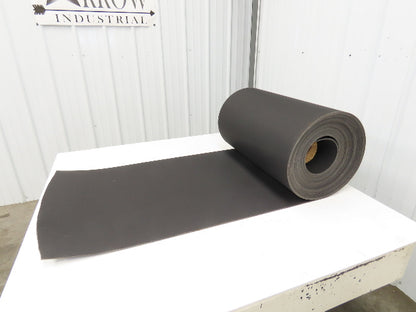 24"W x 57' Nylon Fabric Top Rubber Conveyor Belt 3-Ply Black 9/64"Thick