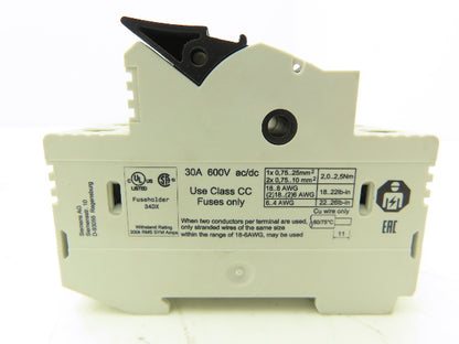 Siemens 3NW7 5330HG SENTRON Fuse Holder Class CC 3-Pole 30A 600VAC Lot of 14