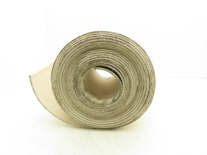 12"W x 32' Woven Cotton Fabric Conveyor Belt White 4-Ply 3/16"Thick