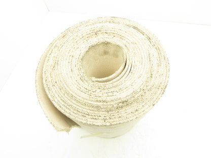 12"W x 32' Woven Cotton Fabric Conveyor Belt White 4-Ply 3/16"Thick