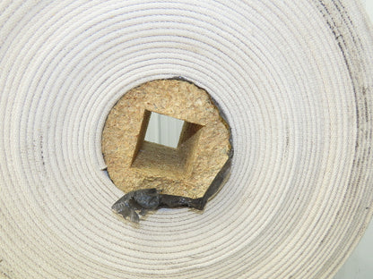 8"Wide x 96' Woven Cotton Fabric Conveyor Belt White 4-Ply 3/16"Thick