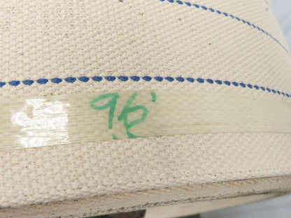 8"Wide x 96' Woven Cotton Fabric Conveyor Belt White 4-Ply 3/16"Thick