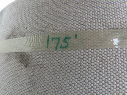 6-1/8"W x 175' Woven Cotton Fabric Conveyor Belt White 4-Ply 3/16"Thick 155mm W