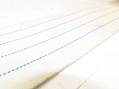 6-1/8"W x 175' Woven Cotton Fabric Conveyor Belt White 4-Ply 3/16"Thick 155mm W