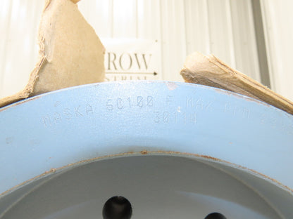 Baldor Maska 6C100-F 6-Groove Pulley Sheave C Section V-Belt QD Bushing 9-3/8"OD