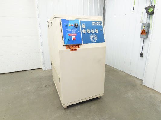 Bauer Air Compressor High Pressure 4 Stage Pump 5000PSI 20hp 11401h Scuba Fire