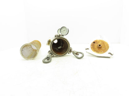 Rosedale MC41211/2P #500SVNPB-D Stainless Basket Strainer #4 Bag Filter 1.5"NPT