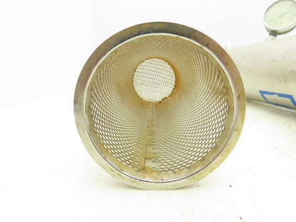Rosedale MC41211/2P #500SVNPB-D Stainless Basket Strainer #4 Bag Filter 1.5"NPT