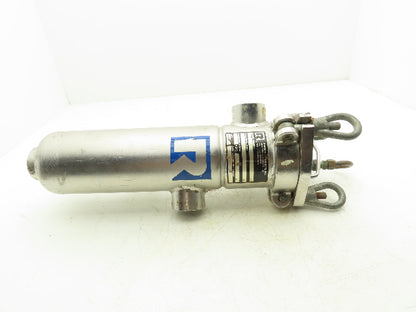Rosedale MC41211/2P #500SVNPB-D Stainless Basket Strainer #4 Bag Filter 1.5"NPT