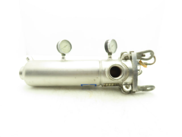 Rosedale MC41211/2P #500SVNPB-D Stainless Basket Strainer #4 Bag Filter 1.5"NPT
