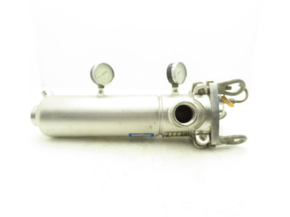 Rosedale MC41211/2P #500SVNPB-D Stainless Basket Strainer #4 Bag Filter 1.5"NPT