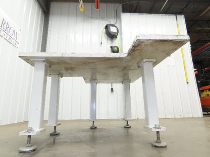 1-1/4" Steel Top Machine Base Welding Table Work Bench 50x42" Top 25.5" H