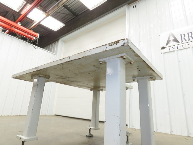 1-1/4" Steel Top Machine Base Welding Table Work Bench 50x42" Top 25.5" H