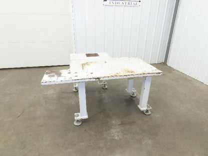 1-1/4" Steel Top Machine Base Welding Table Work Bench 50x42" Top 25.5" H