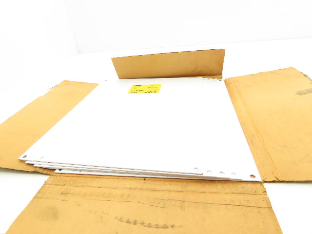 Hoffman A14P12 White Painted Panel Rev A for 14x12" Enclosure Lot of 5