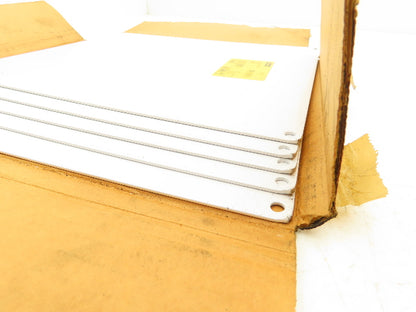 Hoffman A14P12 White Painted Panel Rev A for 14x12" Enclosure Lot of 5