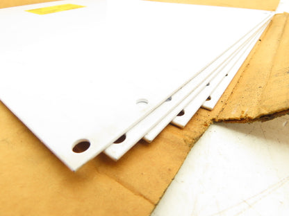 Hoffman A14P12 White Painted Panel Rev A for 14x12" Enclosure Lot of 5