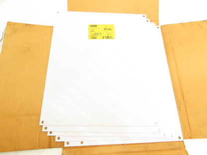 Hoffman A14P12 White Painted Panel Rev A for 14x12" Enclosure Lot of 5