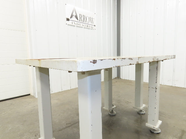 1-1/4" Steel Top Machine Base Welding Table Work Bench 54x30" Top 29-3/4" H